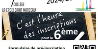 Les demandes d'inscription pour la rentrée 2024/2025 sont ouvertes